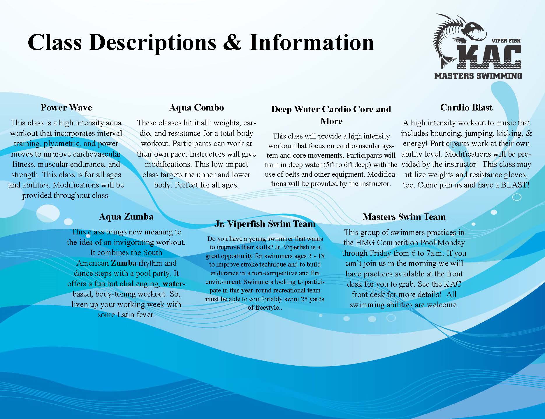 Water Aerobics Classes Kingsport Aquatic Center